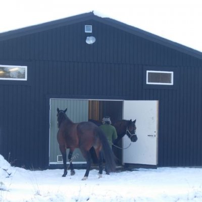 Gavel svart stall