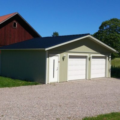 Nytt garage på landet