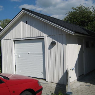 Ett vanligt enkelgarage