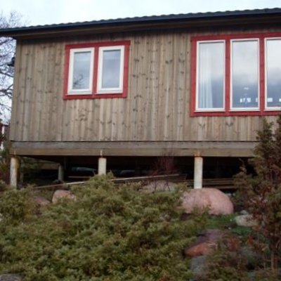 Stuga i sluttning