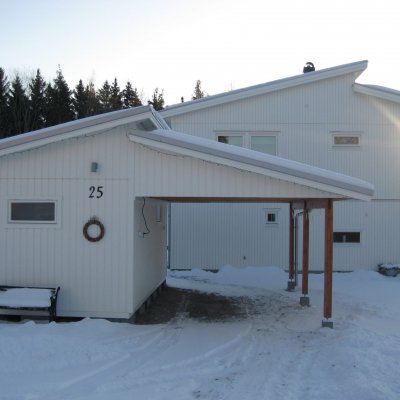 Funkiscarport med förråd