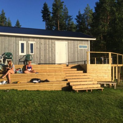 Bastu i solsken