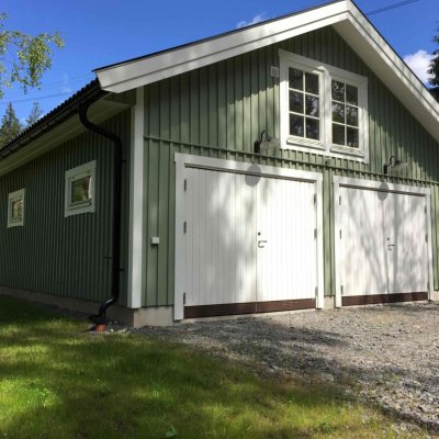 Förhöjt väggliv på garaget