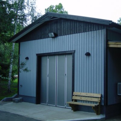 Traktorgarage