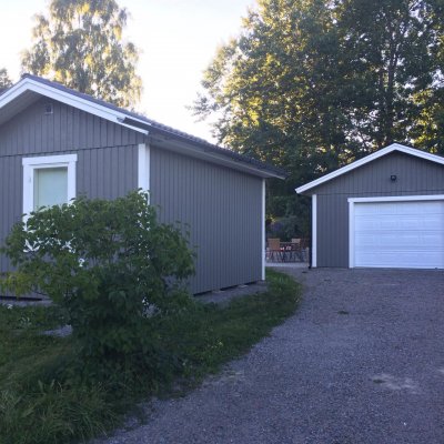 Garage- och förrådsbyggnad