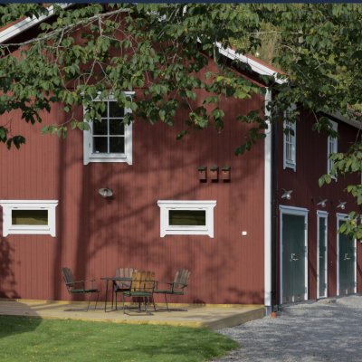 Garage med ateljé på loftet