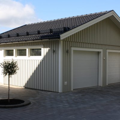 Garage med härligt ljusinsläpp