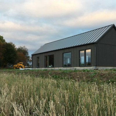 Ladhus i minimalistisk funkisstil
